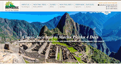 Desktop Screenshot of incatrailsunrise.com